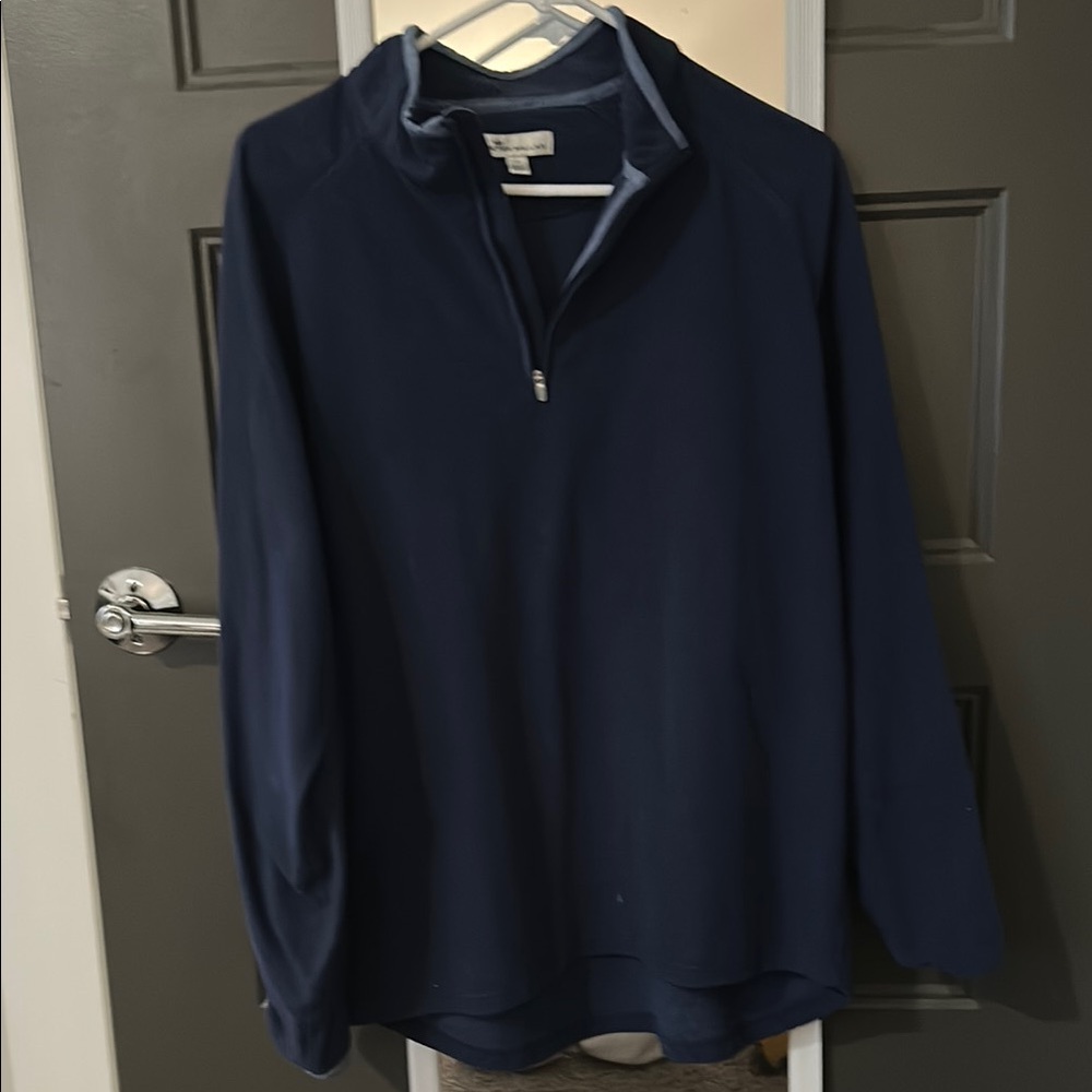 Men's Navy Half-Zip Sweater